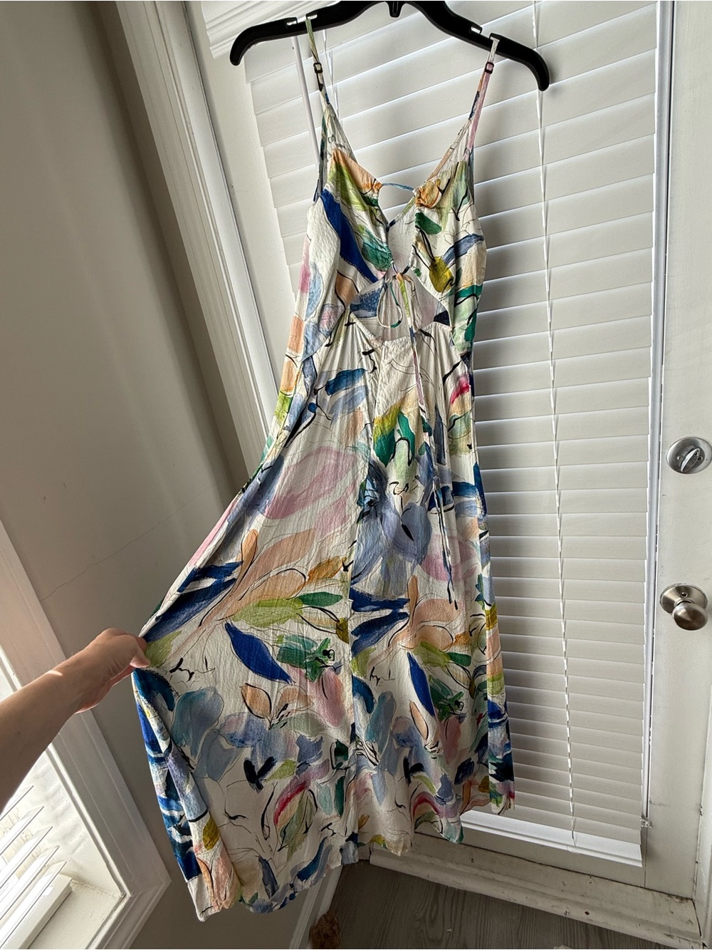 Ted Baker Ashhliy Strappy V-Neck Maxi Dress Size 1   SZ 1 - Picture 7 of 11
